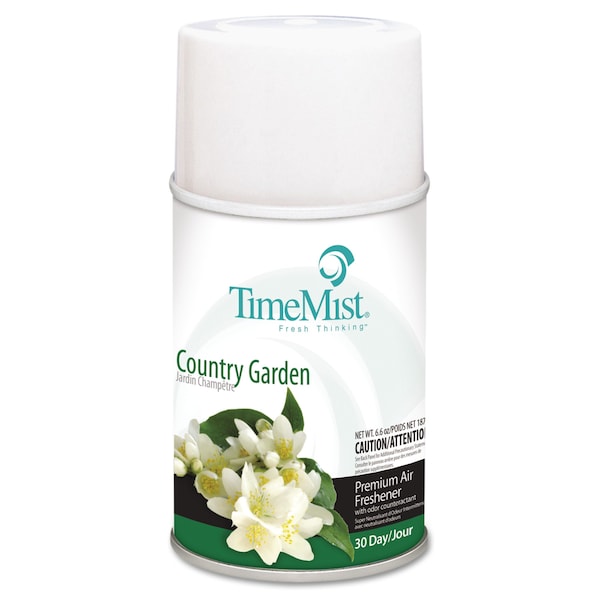 Timemist Premium Metered Air Freshener Refill, Country Garden, 6.6 oz Aerosol 1042786EA - main